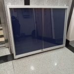 Wall Mounted Sliding Glass Notice Board 90cm x 60cm (3ft x 2ft)