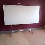 Portable Single-sided Magnetic White Board 240cm x 120cm (8ft x 4ft)