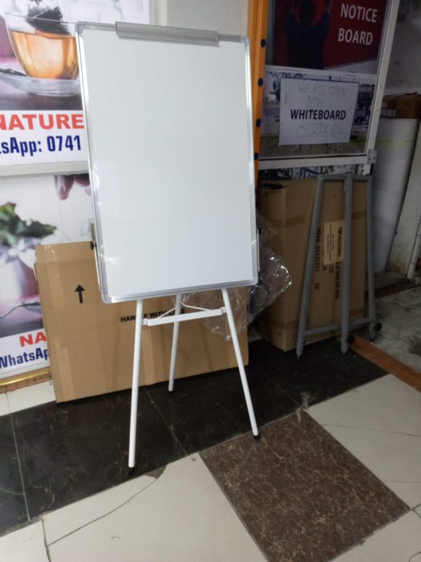 Imported Flip Chart Stand White Board 90cm x 60cm (3ft x 2ft)