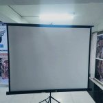 Tripod Projection Screen For Hire 180cm x 180cm (72Inch x 72Inch)