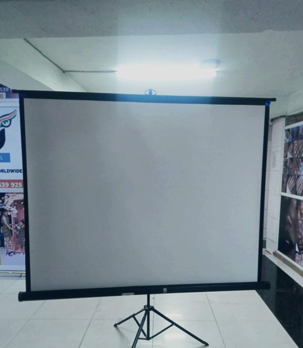 Tripod Projection Screen For Hire 180cm x 180cm (72Inch x 72Inch)
