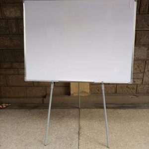 Imported White Board with Tripod  Stand 120cm x 90cm (4ft x 3ft)