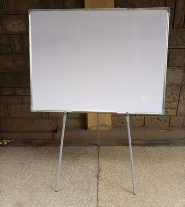 Imported White Board with Tripod  Stand 120cm x 90cm (4ft x 3ft)