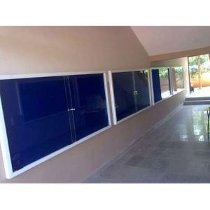 Sliding Glass Notice Board 120cm x 60cm (4ft x 2ft)