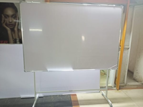 Portable Single-sided Free Standing White Board 240cm x 120cm (8ft x 4ft) - Image 3