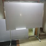Portable Single-sided Free Standing White Board 240cm x 120cm (8ft x 4ft)