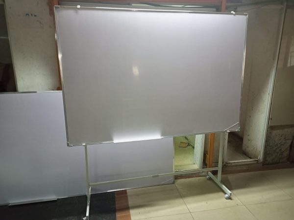 Portable Single-sided Free Standing White Board 240cm x 120cm (8ft x 4ft) - Image 4