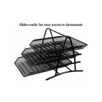 3 Tier Sliding Document Trays - Image 3