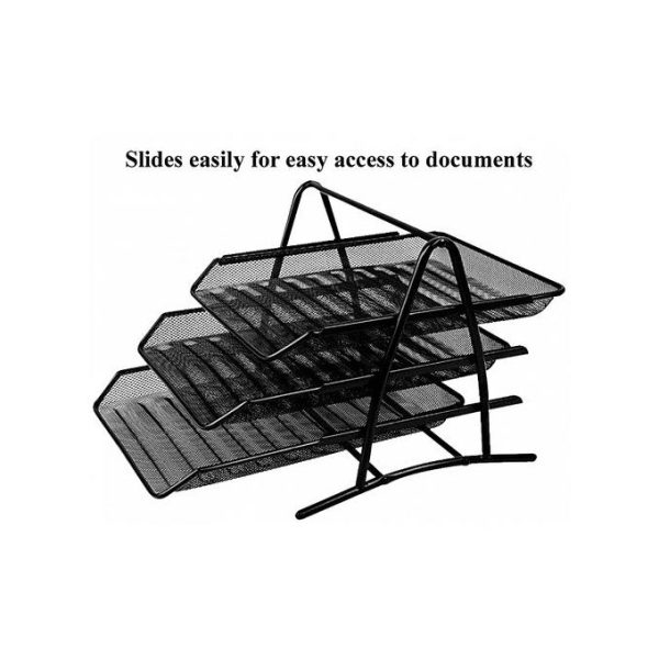 3 Tier Sliding Document Trays - Image 3