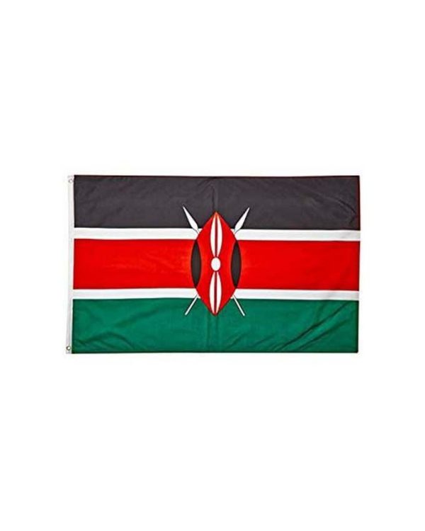 Large Kenya Flag - Display Your National Pride Boldly (6ft x 4ft, with Sleeve, Toggle & Rope) - Image 2