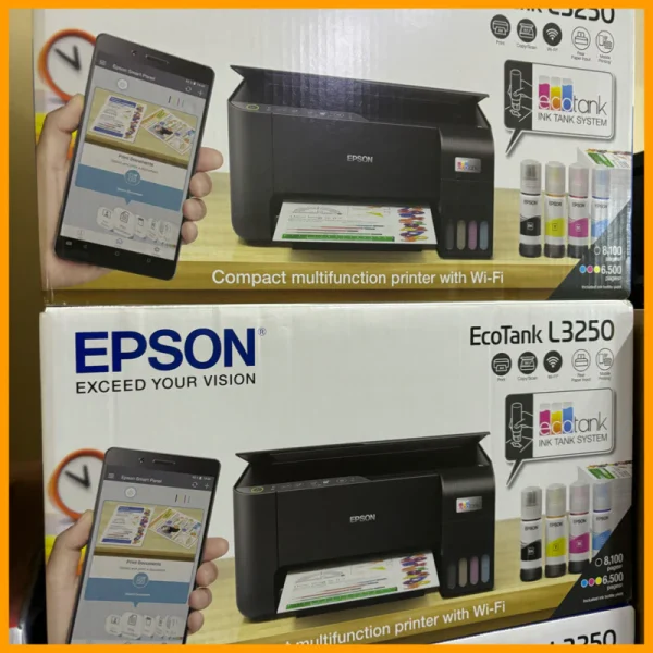 Epson EcoTank L3250 A4 WiFi All-in-One Ink Tank Printer - Image 2