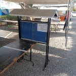 Outdoor Canopy Lockable Glass Notice Board 120cm x 90cm (4ft x 3ft)