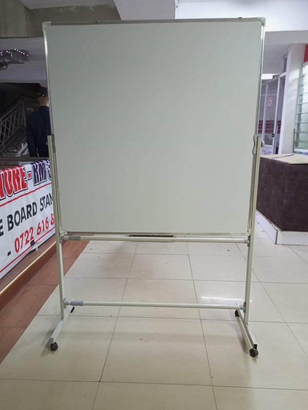 Portable Double-sided Rotational White Board 120cm x 120cm (4ft x 4ft) - Image 34