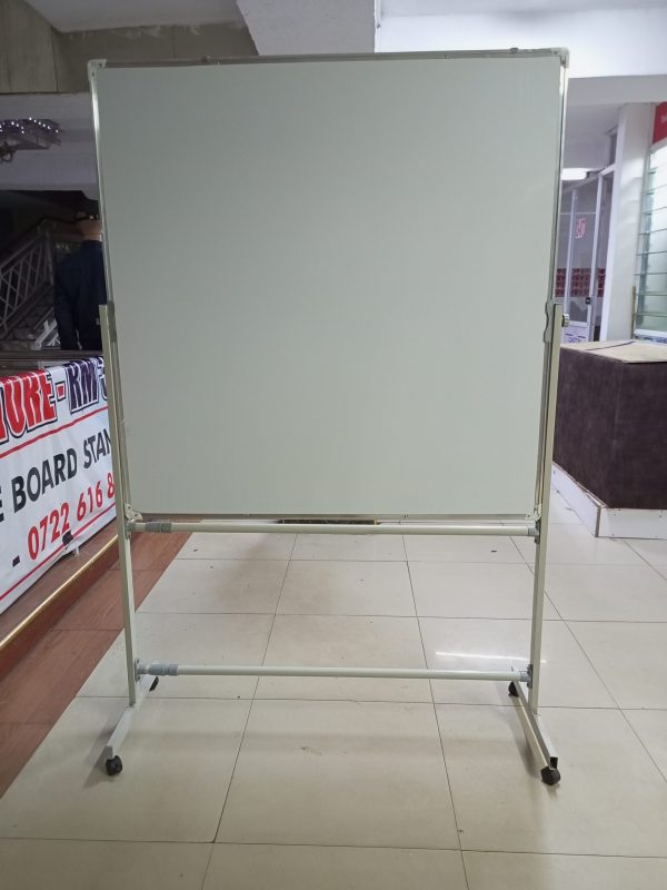 Portable Double-sided Rotational White Board 120cm x 120cm (4ft x 4ft) - Image 37