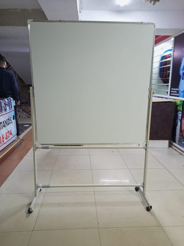 Portable Double-sided Rotational White Board 120cm x 120cm (4ft x 4ft) - Image 19