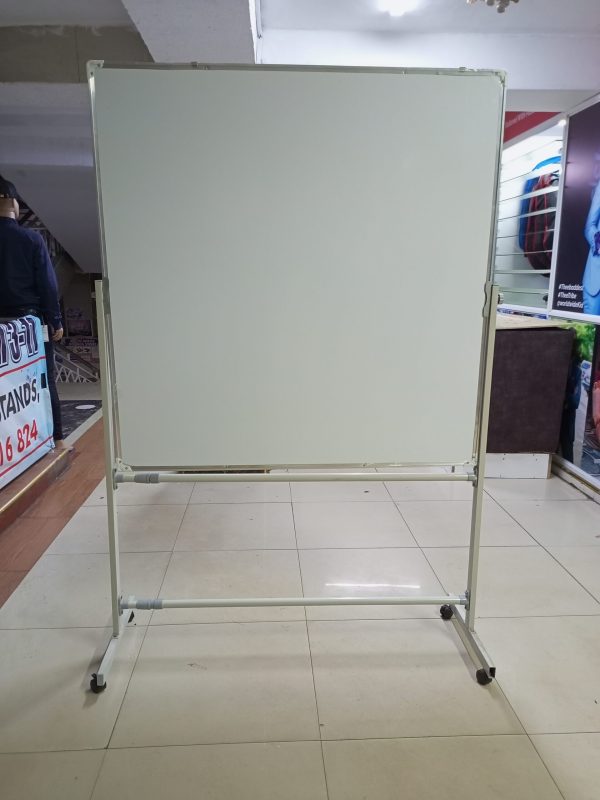 Portable Double-sided Rotational White Board 120cm x 120cm (4ft x 4ft) - Image 10