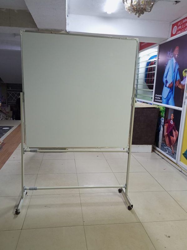 Portable Double-sided Rotational White Board 120cm x 120cm (4ft x 4ft) - Image 11