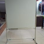 Portable Double-sided Rotational White Board 120cm x 120cm (4ft x 4ft)