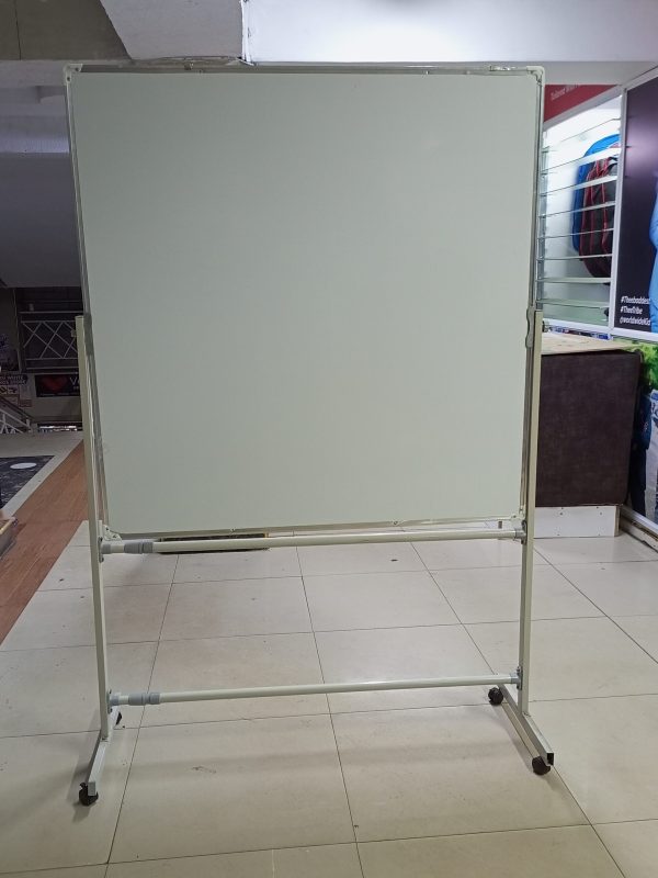 Portable Double-sided Rotational White Board 120cm x 120cm (4ft x 4ft) - Image 48
