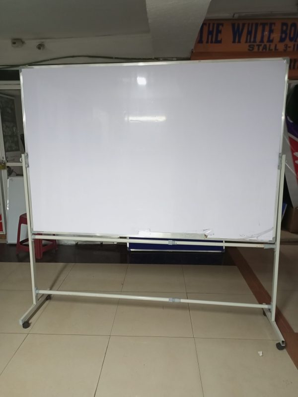 Portable Double-sided Rotational White Board 150cm x 120cm (5ft x 4ft) - Image 29
