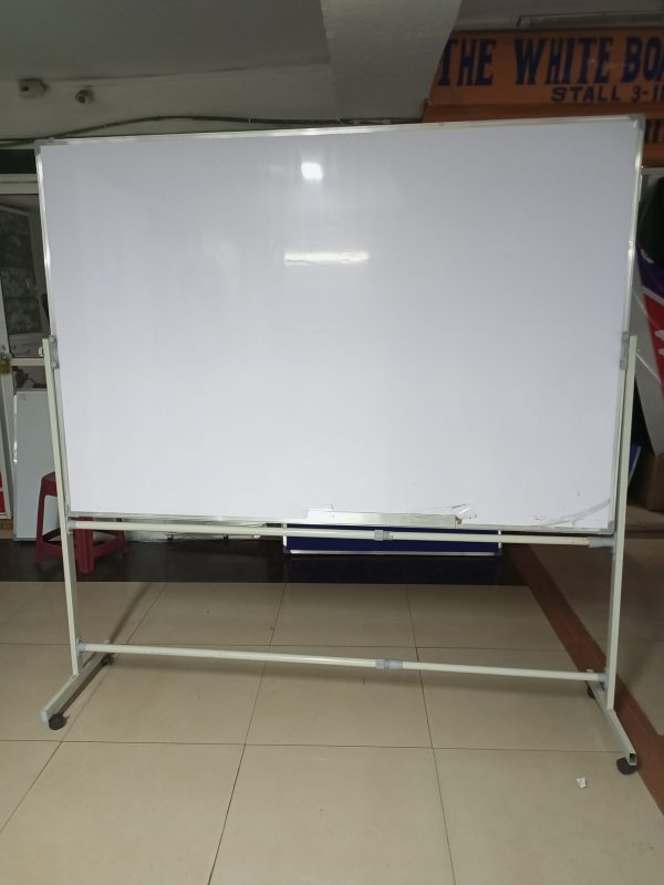 Portable Double-sided Rotational White Board 150cm x 120cm (5ft x 4ft) - Image 14