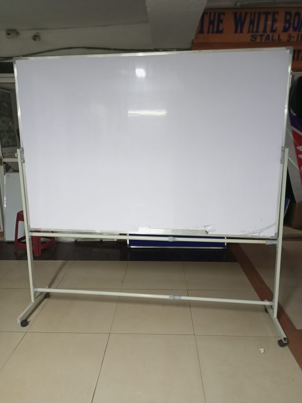 Portable Double-sided Rotational White Board 150cm x 120cm (5ft x 4ft) - Image 7
