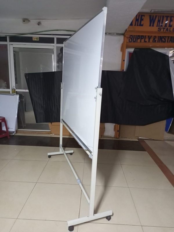 Portable Double-sided Rotational White Board 150cm x 120cm (5ft x 4ft) - Image 31