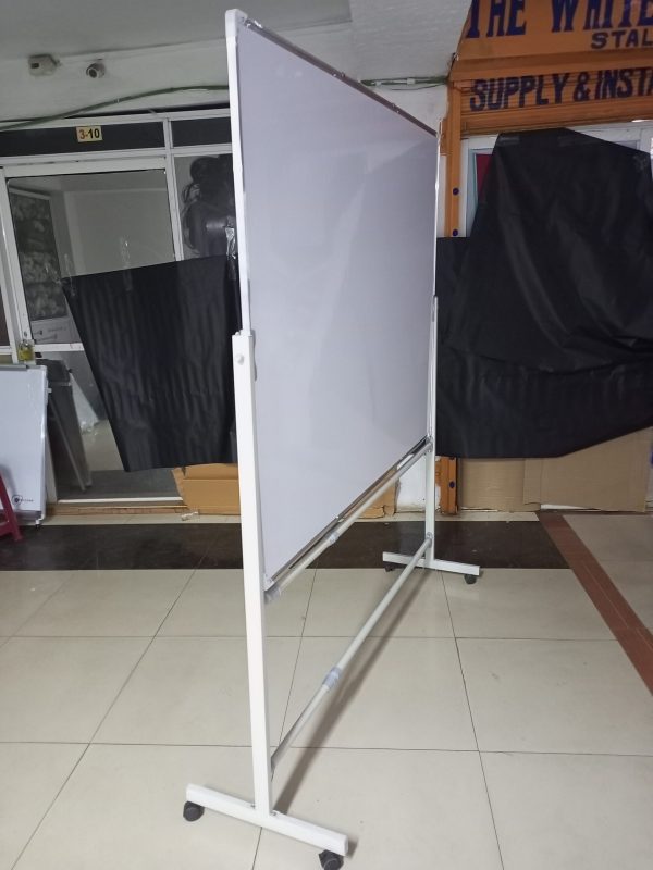 Portable Double-sided Rotational White Board 150cm x 120cm (5ft x 4ft) - Image 32
