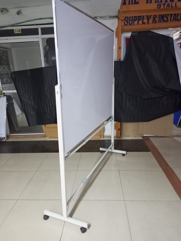 Portable Double-sided Rotational White Board 150cm x 120cm (5ft x 4ft) - Image 19