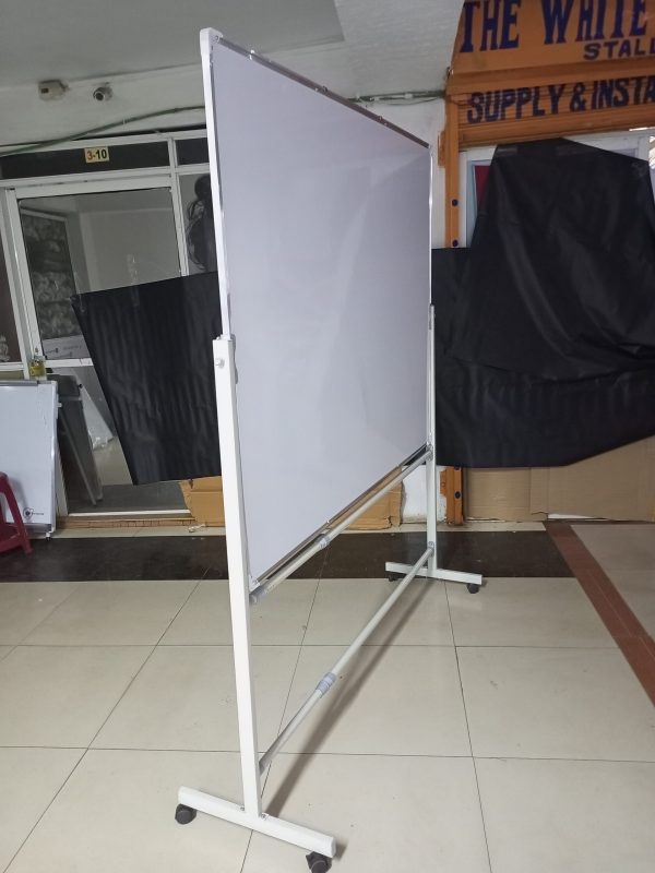 Portable Double-sided Rotational White Board 150cm x 120cm (5ft x 4ft) - Image 24
