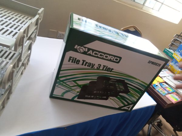 Office Tray Metallic 3 Tier -mesh - Image 21