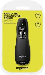 Logitech R400 Laser Presentation Remote For Basic Slide Navigation Pointer