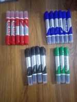 Free Ink Erasable White Board Markers (Blue / Black / Red / Green)