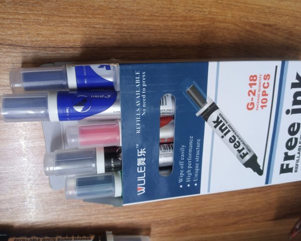 Free Ink Erasable White Board Markers (Blue / Black / Red / Green) - Image 3