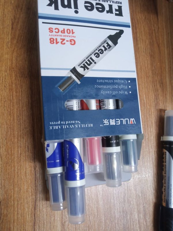 Free Ink Erasable White Board Markers (Blue / Black / Red / Green) - Image 4