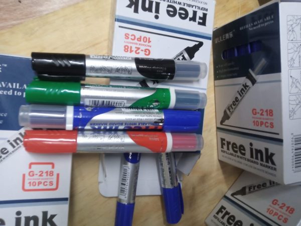 Free Ink Erasable White Board Markers (Blue / Black / Red / Green) - Image 8