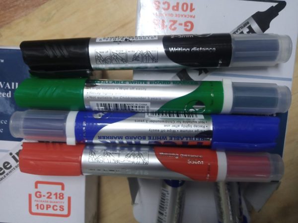 Free Ink Erasable White Board Markers (Blue / Black / Red / Green) - Image 7