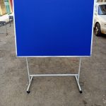 Free Standing  Notice Board 240cm x 120cm (8ft x 4ft) + free notice board pins pack
