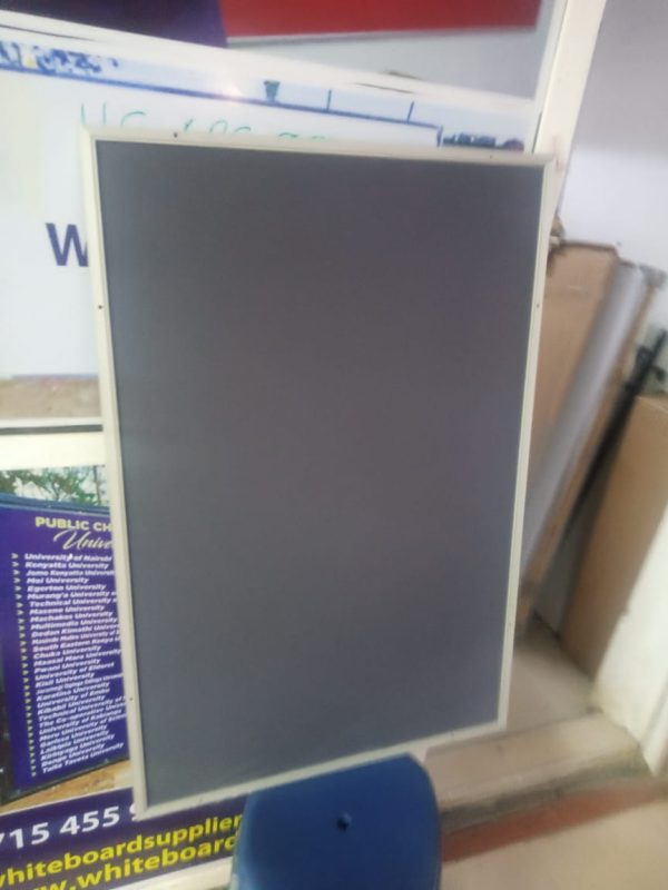 Grey Heavy Duty Pin Notice Boards 150cm x 120cm (5ft x 4ft) - Image 12