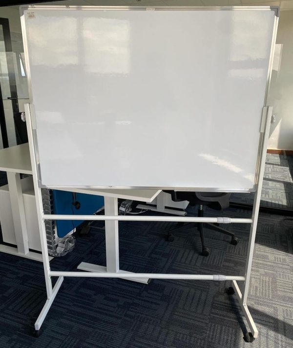 Double-sided Magnetic  White Board With Movable Stand 120cm x 90cm (4ft x 3ft) - Image 3