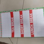 Master Timetable 4Ft x 2Ft