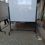 Heavy Duty Free Standing Durable White Board 150cm x 120cm (5ft x 4ft)