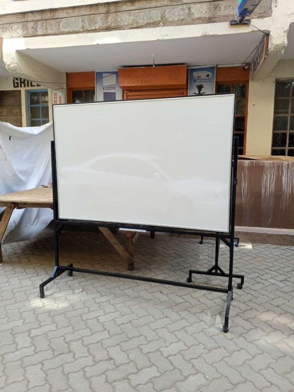 Heavy Duty Free Standing Durable White Board 150cm x 120cm (5ft x 4ft) - Image 6