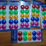 White Board Magnets / Buttons Pairs -Wholesale