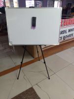 Small Magnetic White Board on Light Duty Tripod Stand 90cm x 60cm (3ft x 2ft)