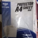 Sheet Protector | Transparent 11 Hole Folder | 60 Microns | A4 Size | Pack of 100