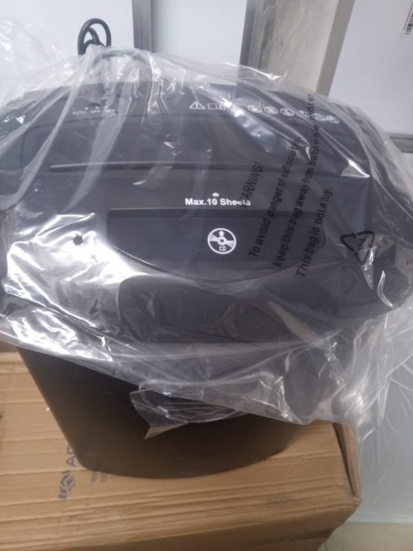 10-Sheet Cross-Cut Paper Shredder - Image 4