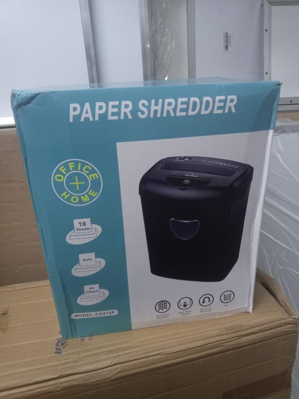 10-Sheet Cross-Cut Paper Shredder - Image 6