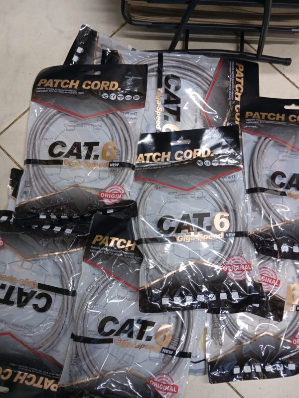 Cat 6 Patch Cord-1 Meter (Ethernet Cable) - Image 2