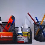 Desk Organizer + Mesh Pen Holder